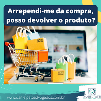 O consumidor tem direito de arrependimento, porém nas compras realizadas fora do estabelecimento comercial, ou seja, de maneira online ou através do telefone.