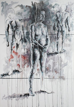 Progeny Meeting [Intoxicated Redux Triptych] First Canvas