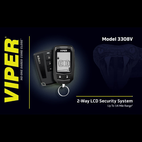 VIPER 3308V LCD 2-Way Security System | Hi-Tech Auto Accessories
