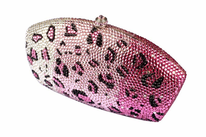 Thumbnail: Pink Safari Fade Crystal Clutch