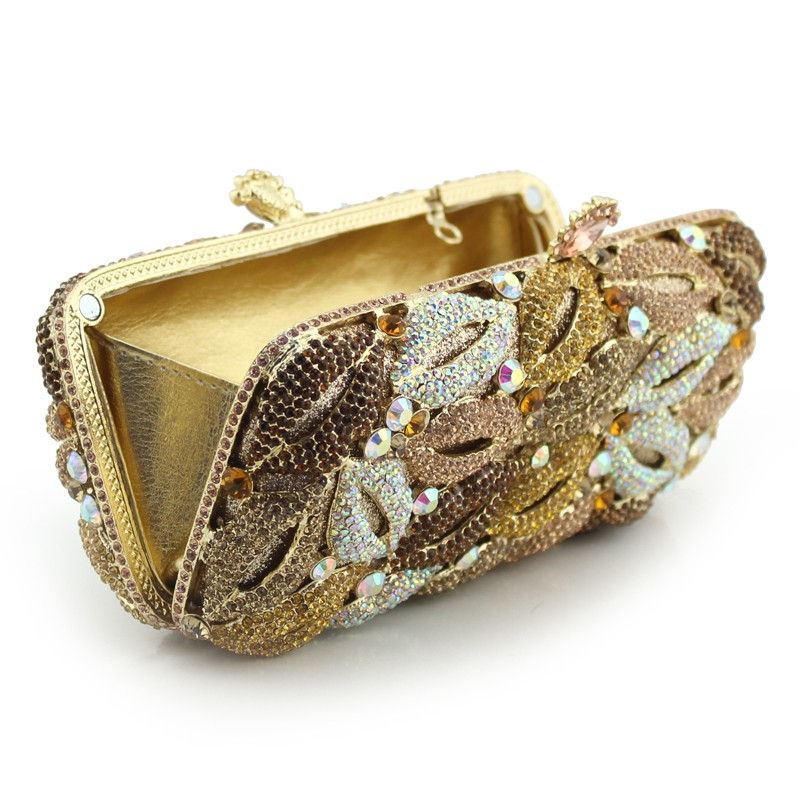 Thumbnail: Kissed Crystal Clutch Handbag