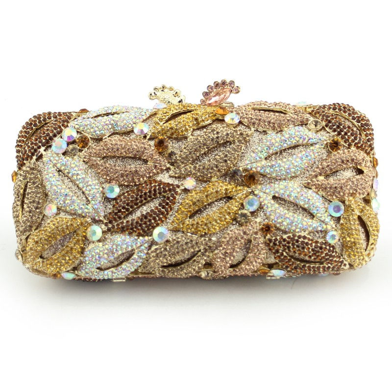 Thumbnail: Kissed Crystal Clutch Handbag