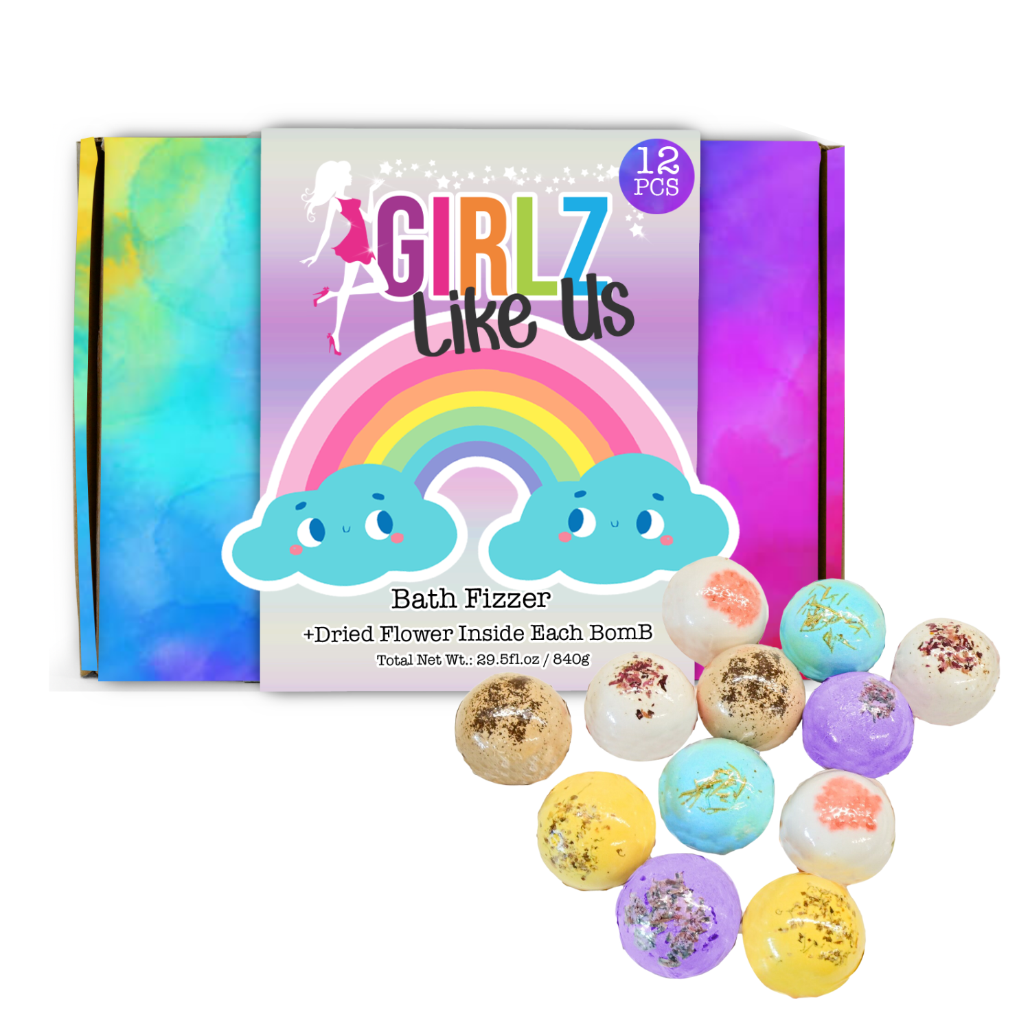 12 Piece Bath Fizzers