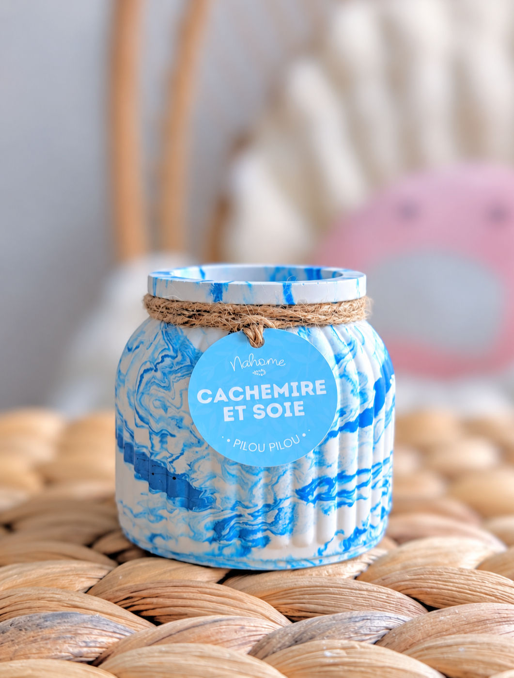 Bougie Cachemire et Soie artisanale | Nahome Nantes
