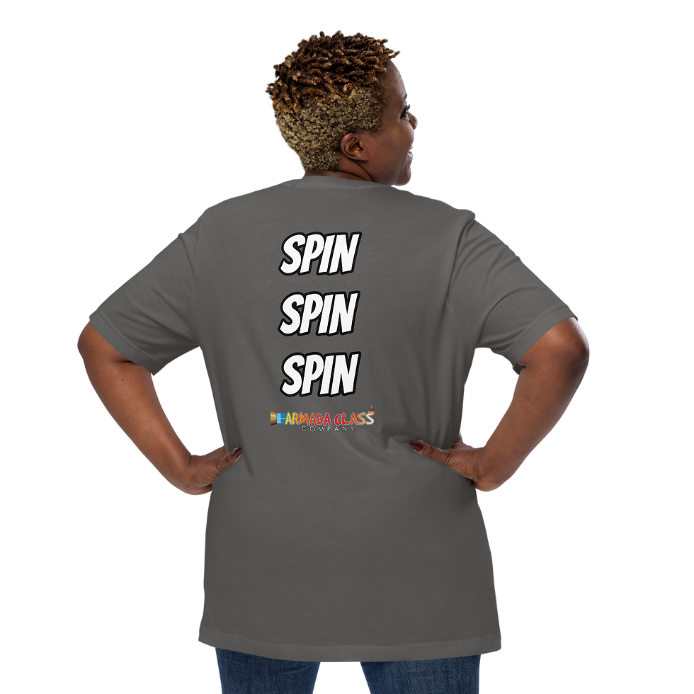Thumbnail: Spin, Spin, Spin Short-Sleeve Unisex T-Shirt | Armada Glass Company