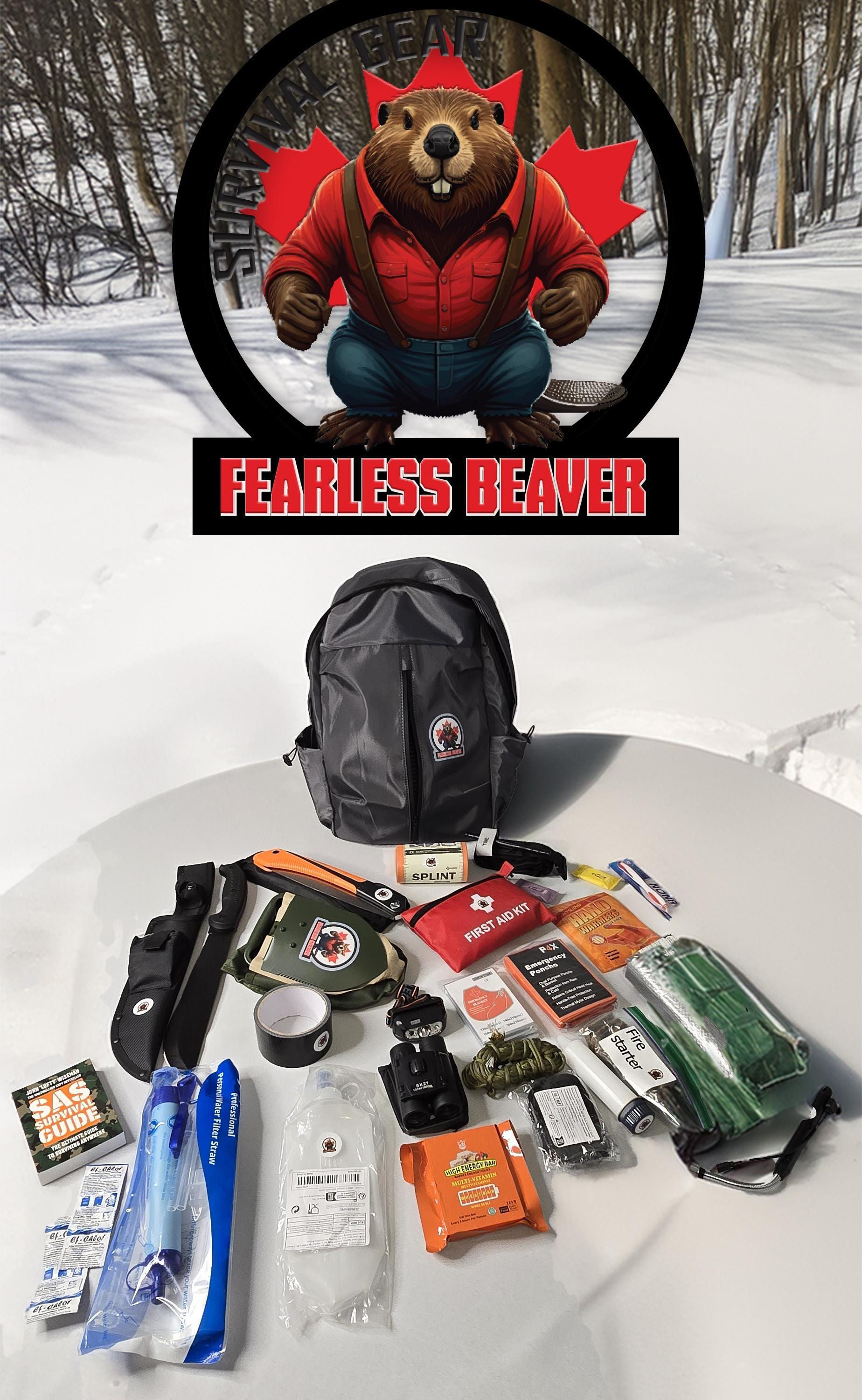 Fearless Beaver Survival Bag