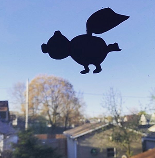 Student Ex. Window Silhouette