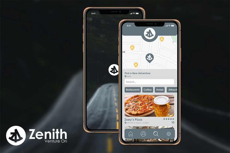 Zenith Ride Share - App Design and Branding 2023