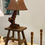 Thumbnail: Vintage Brutalist Wooden Lamp