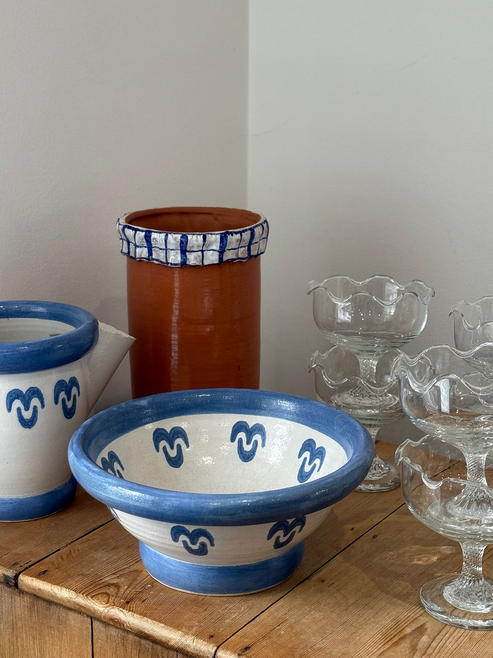 Thumbnail: Vintage Ruffle Dessert Glasses