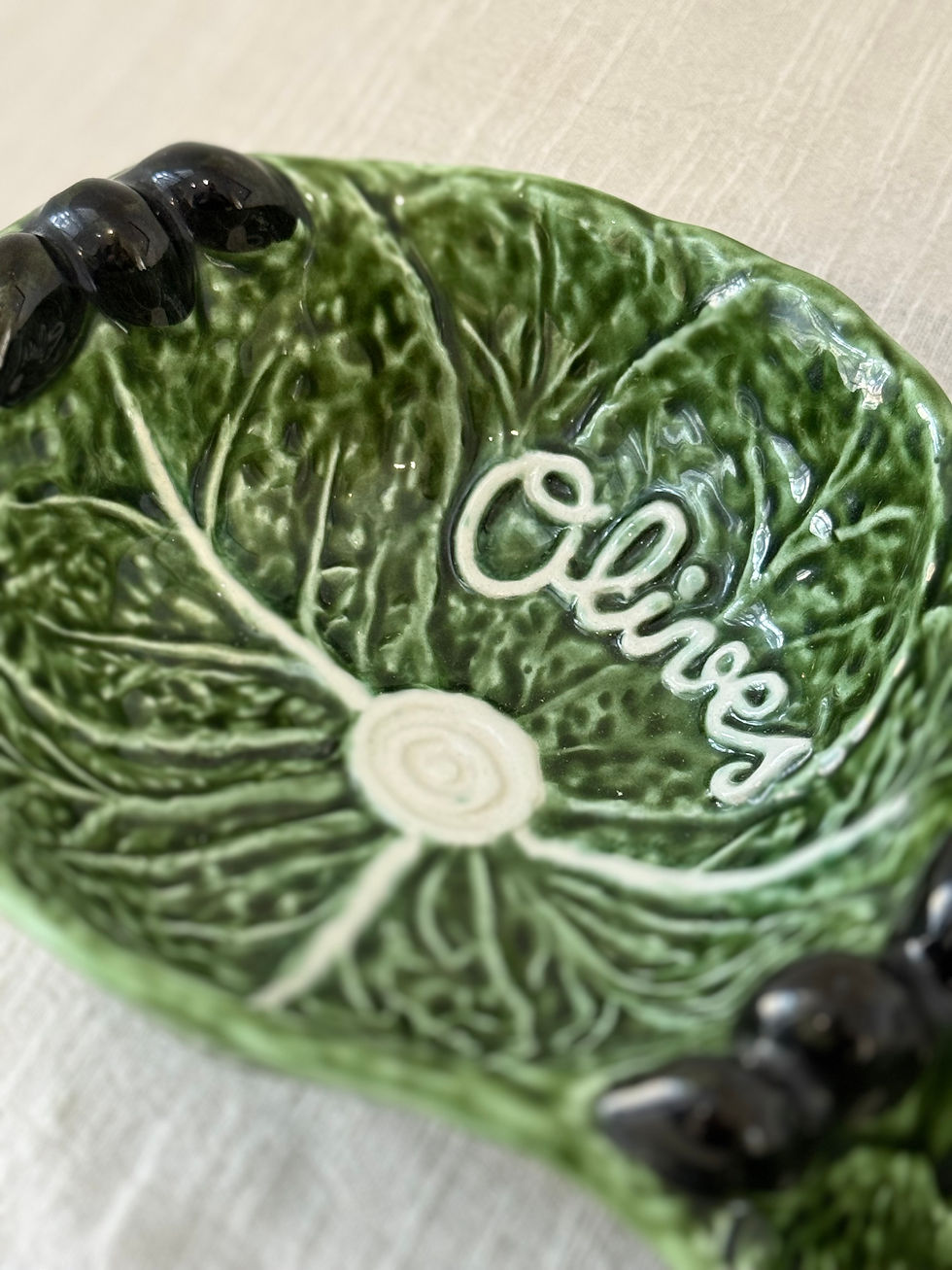 Thumbnail: Bordallo Porguguse Cabbage Olive Dish