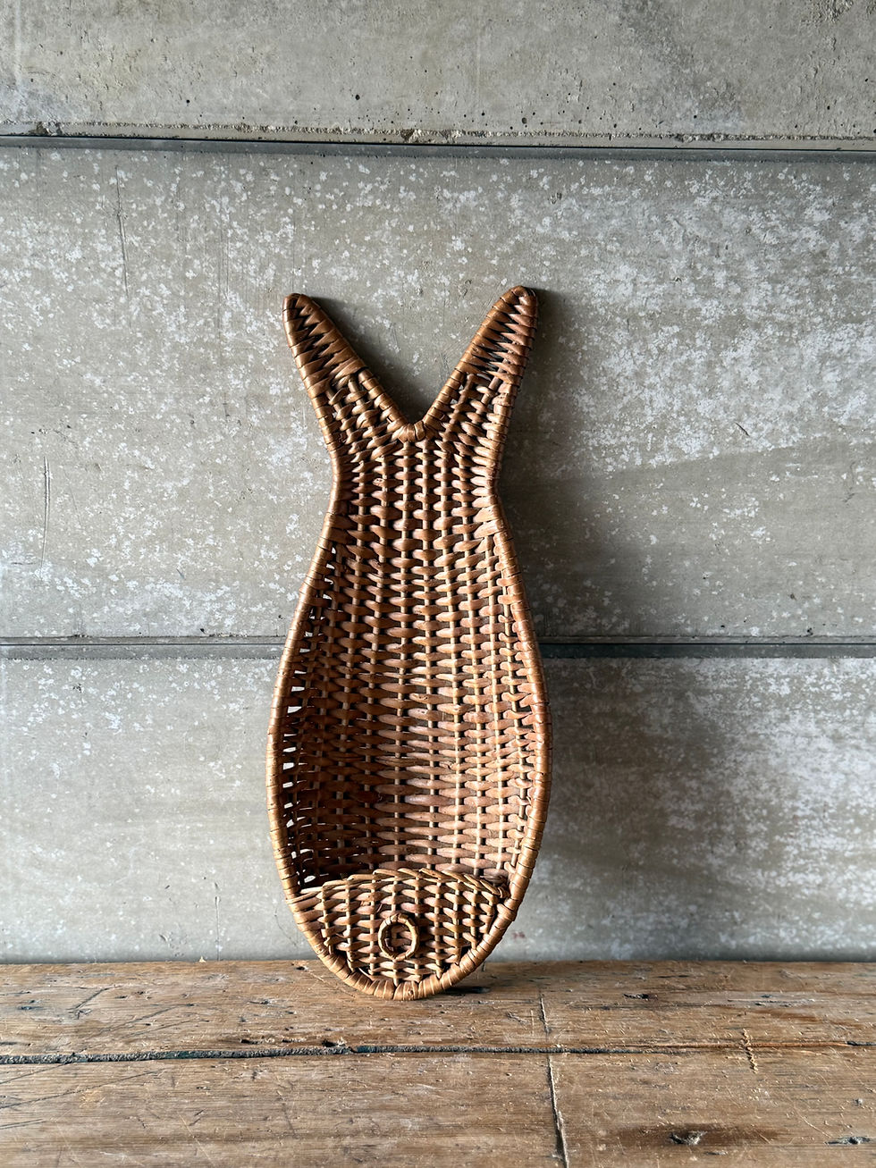 Thumbnail: 1970's Wicker Fish Basket