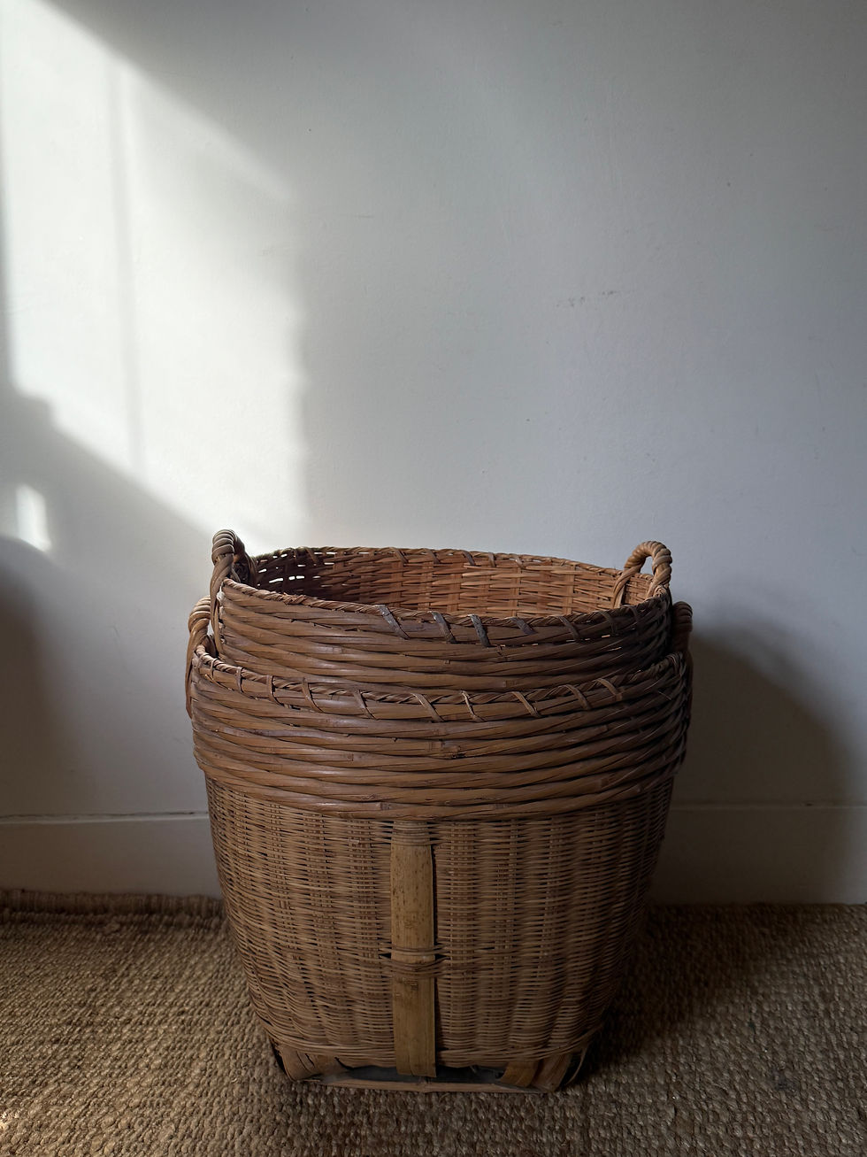 Thumbnail: Chinese Wicker Basket Large