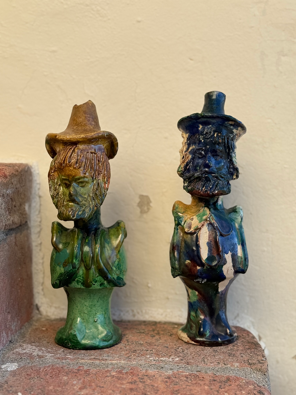 Thumbnail: Antique Majolica Babbaluto Pitcher