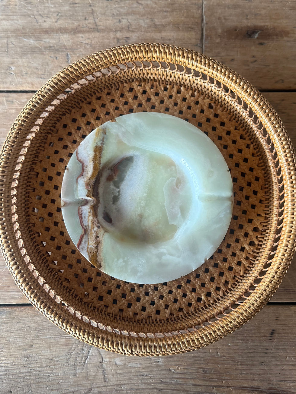 Thumbnail: Vintage Oynx Marble Ashtray