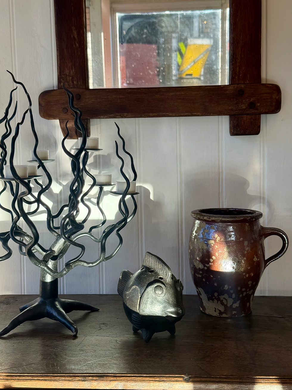 Antique French Stoneware Pot