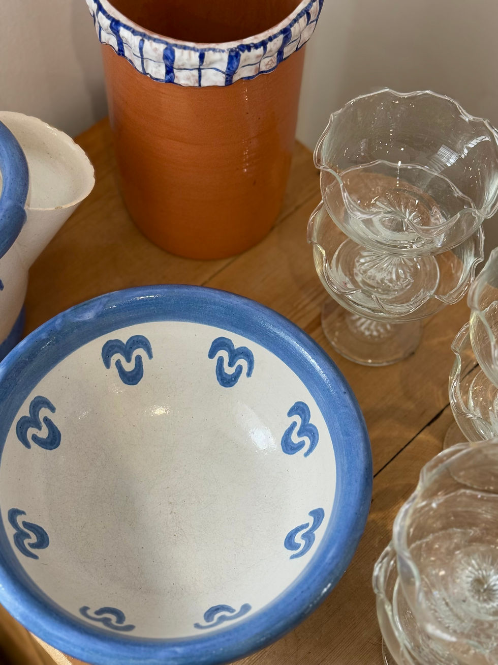 Thumbnail: Vintage Ruffle Dessert Glasses