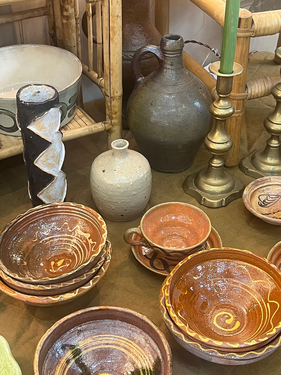 Thumbnail: Vintage Monochrome Abstract Vase