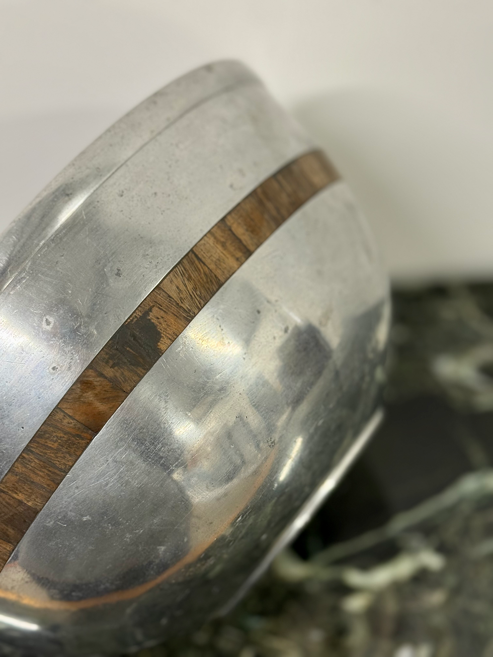 Thumbnail: Mid-century Rosewood Inlay Bowl