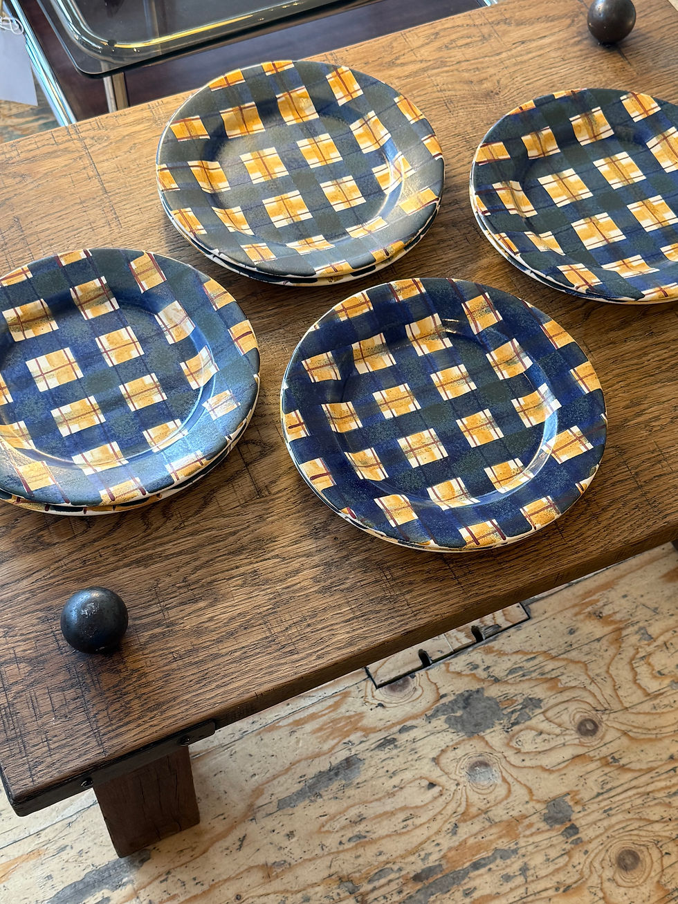 Thumbnail: Tartan Plaid Dinner Plates