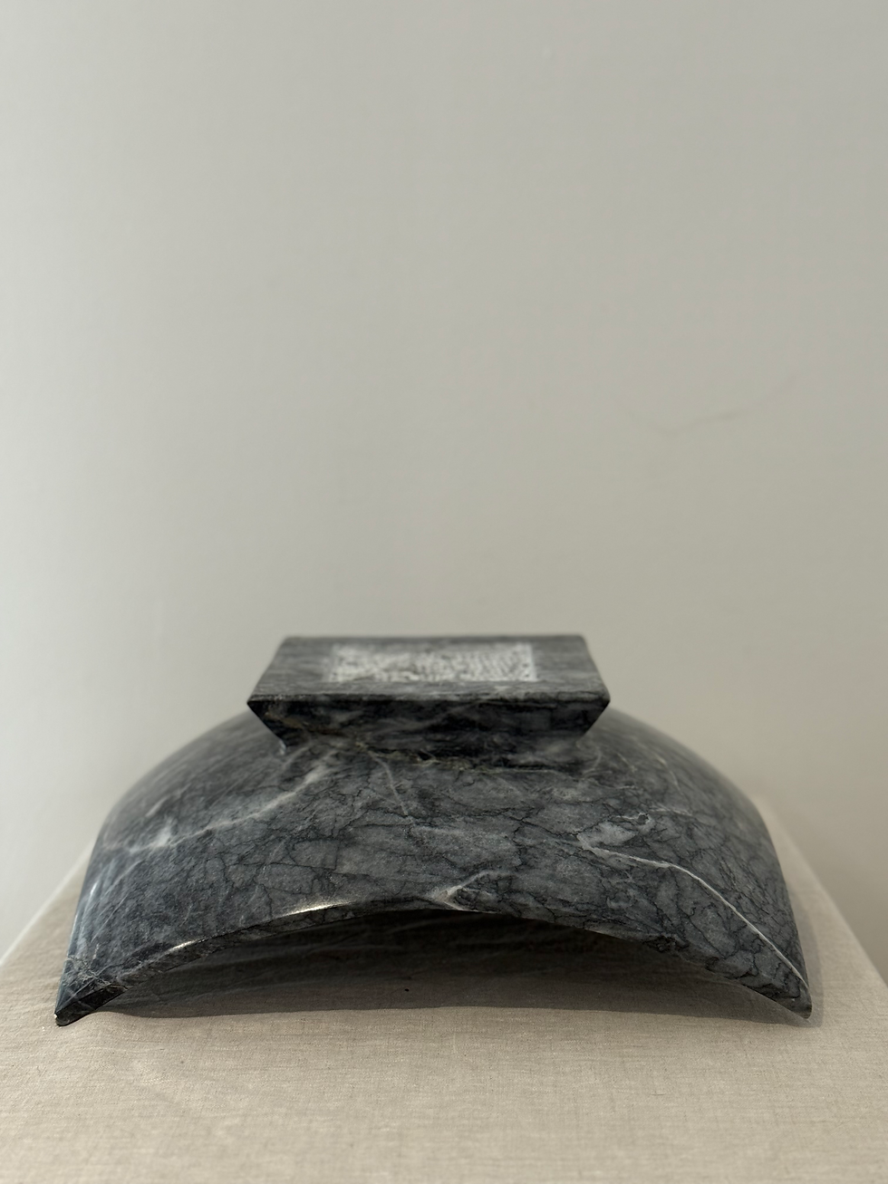 Thumbnail: Vintage Marble Footed Dish