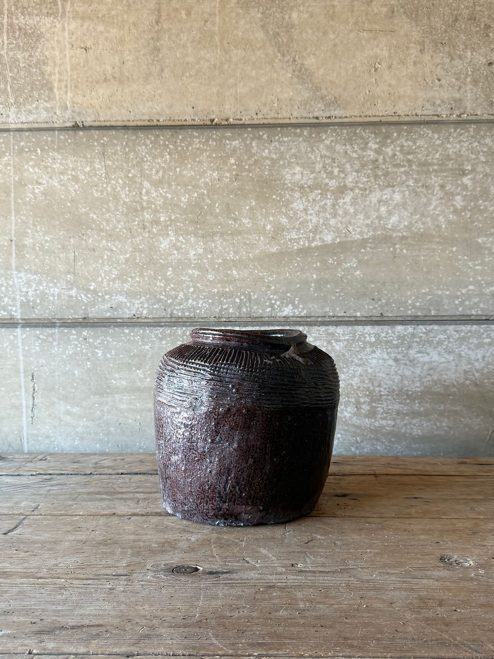 Thumbnail: Antique Chinese Glazed Rice Wine Pot