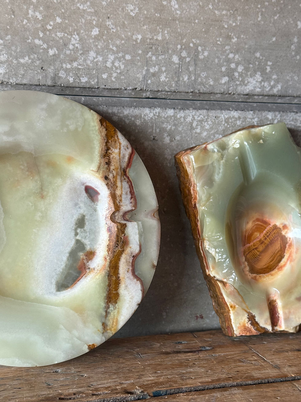 Thumbnail: Vintage Oynx Marble Ashtray