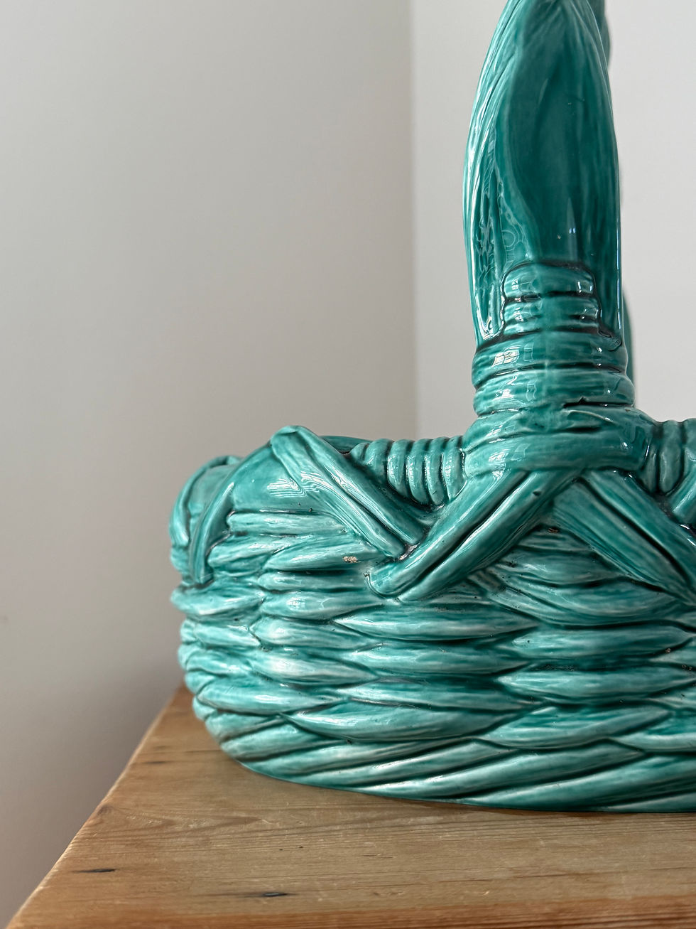 Thumbnail: Dutch Ceramic Woven Basket