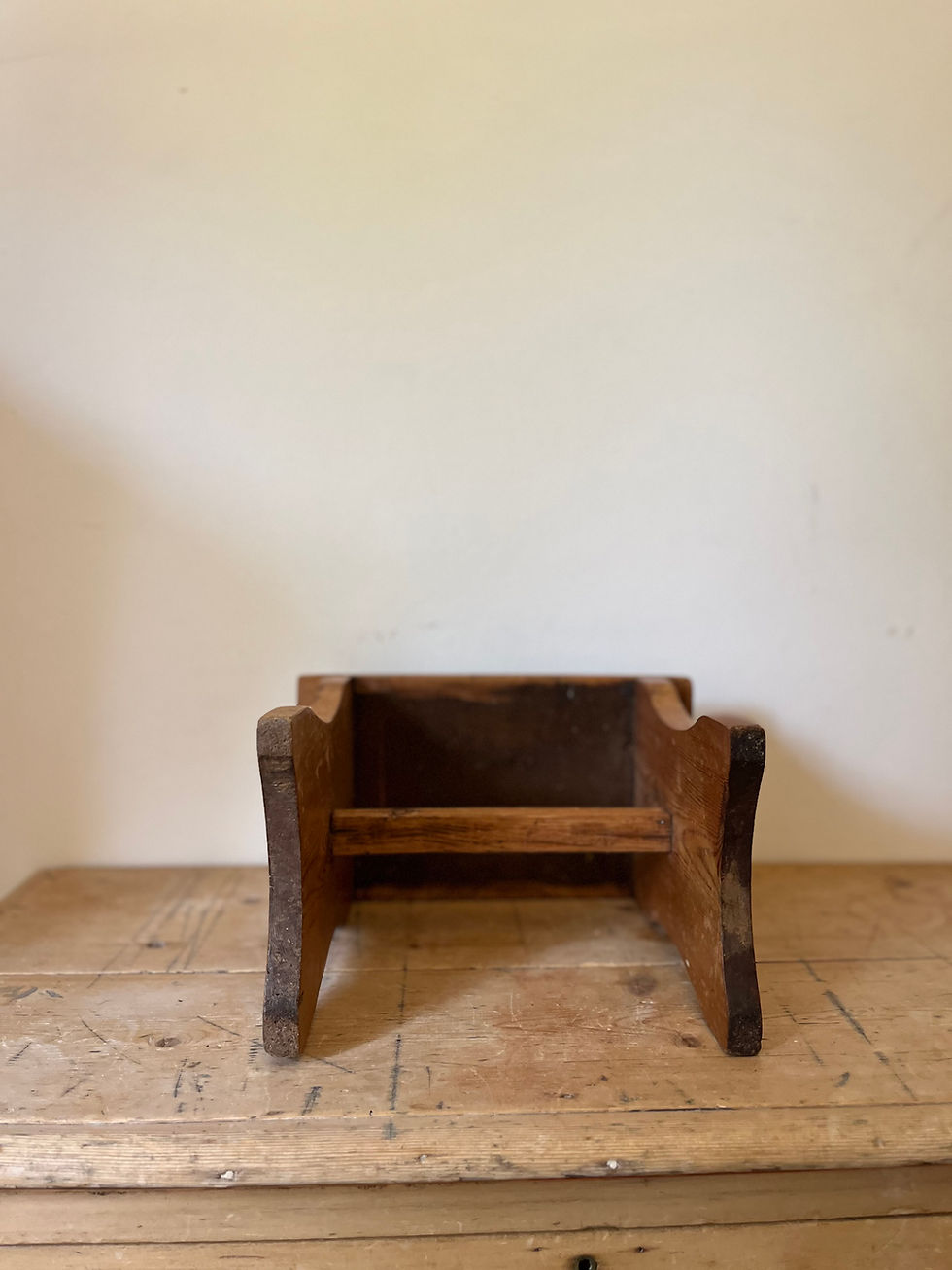 Thumbnail: 19th Century Antique Pine Stool
