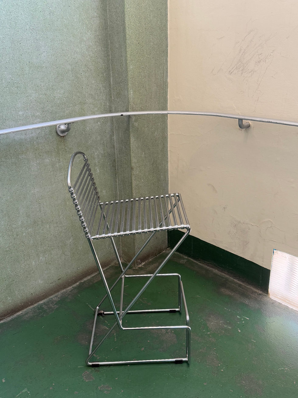 Thumbnail: Postmodern Chrome Bar Stool by Till Behrens for Schlubach