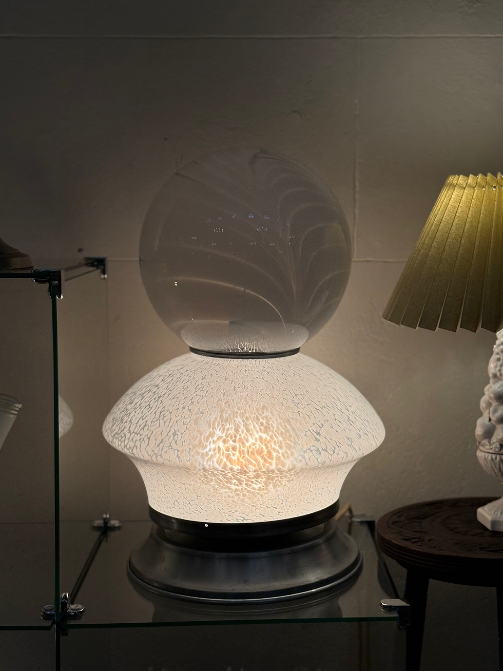 Thumbnail: 1970s Italian Murano Table Lamp for Mazzega