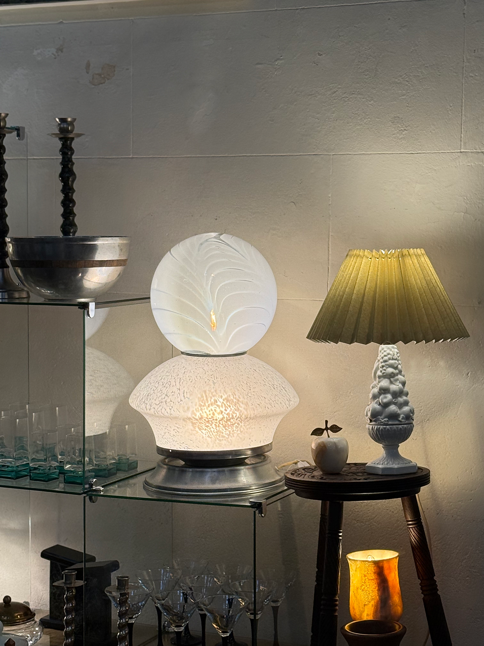 Thumbnail: 1970s Italian Murano Table Lamp for Mazzega