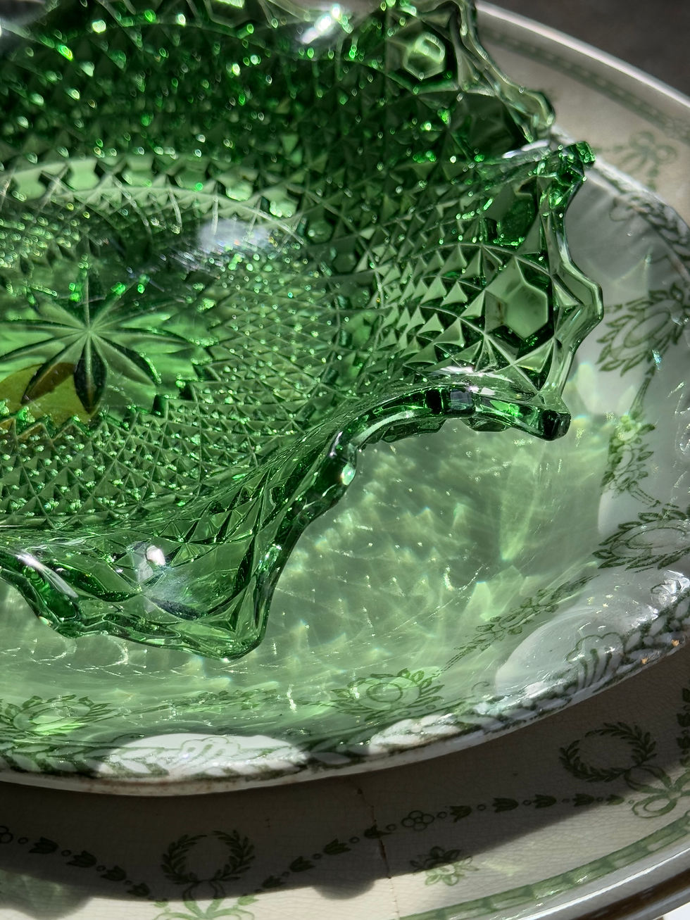 Thumbnail: Sowerby Art Deco Glass Dish