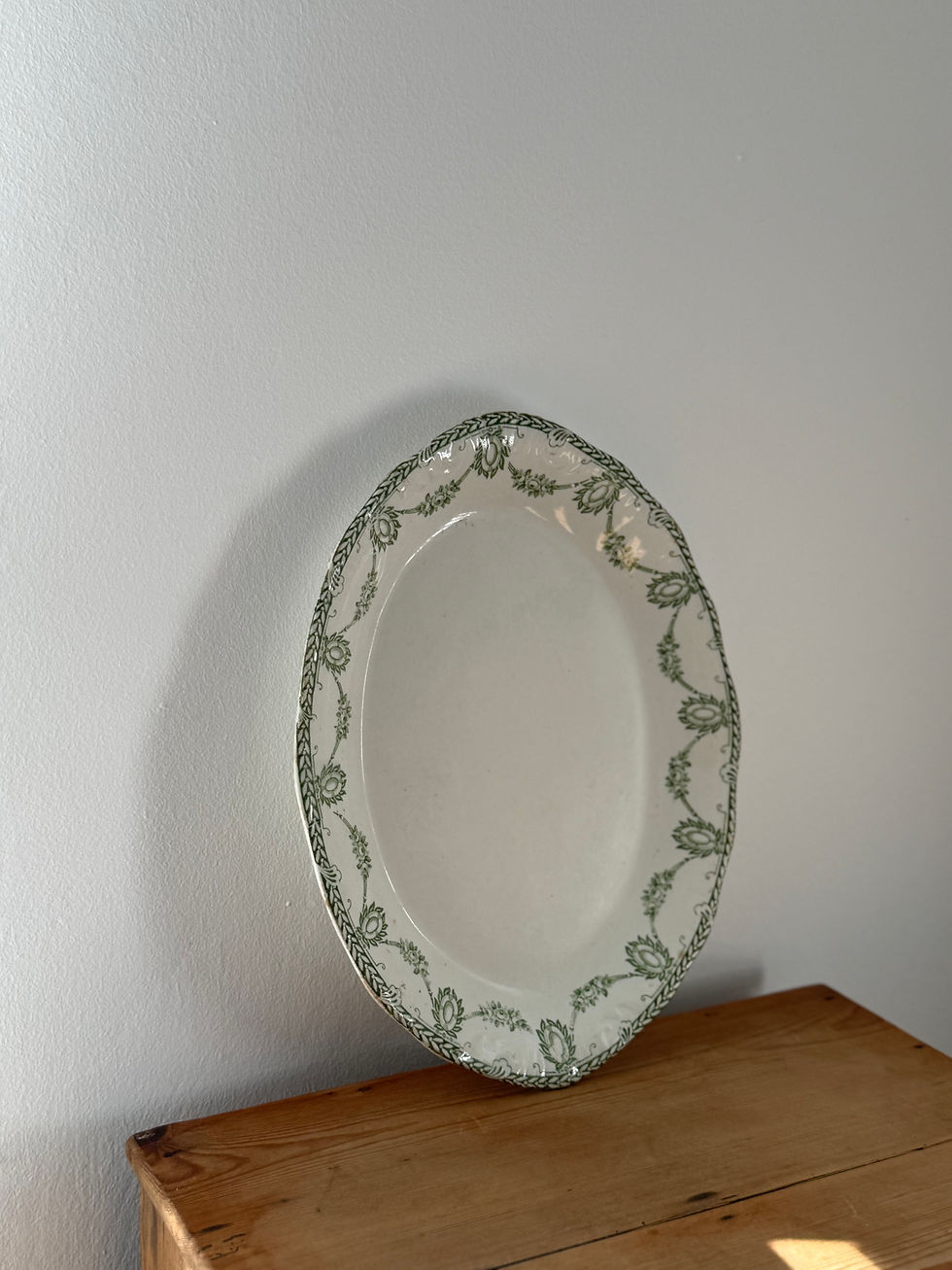 Antique British Oval Serving Platter