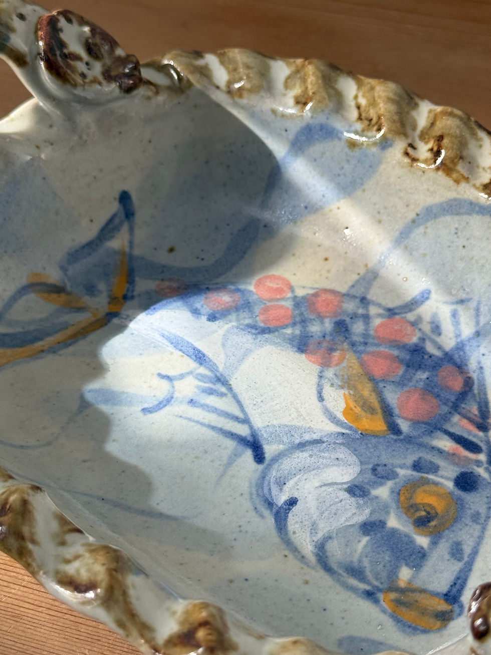 Thumbnail: Hand Painted Ceramic Decorative Dish