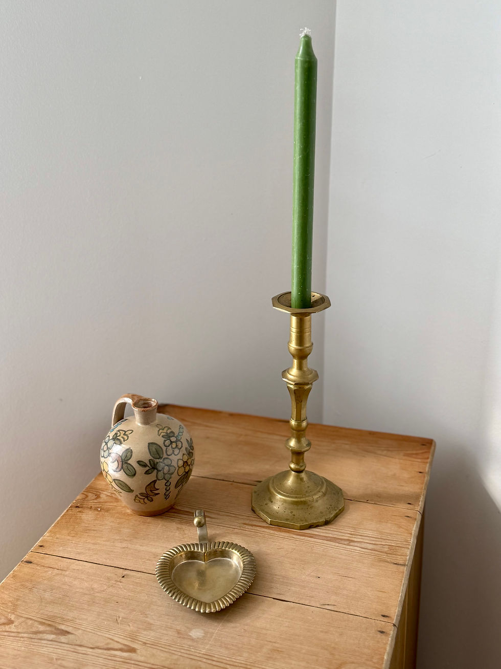 Thumbnail: Vintage Brass Candle Holder