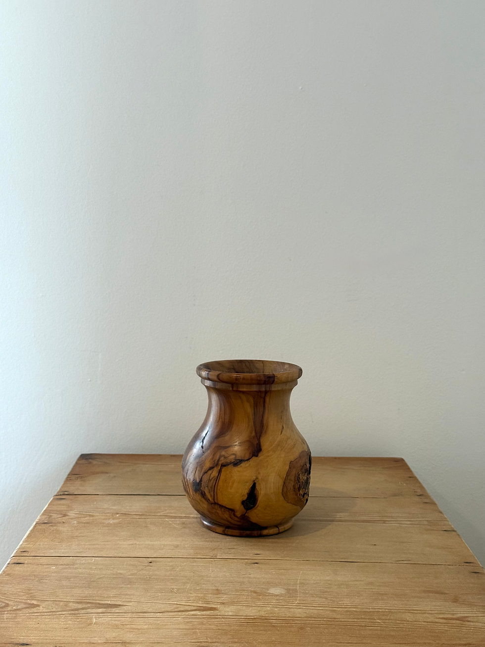 Thumbnail: Hand-turned Yew Wood Vase