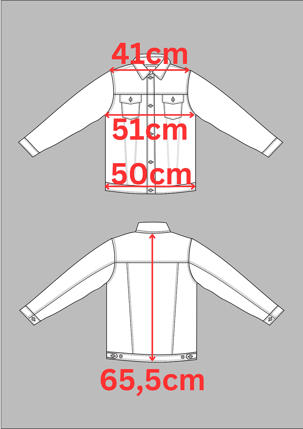 Miniaturbild: Unikat von Sarah Markiel – handbemalte schwarze Jeansjacke, Größe M