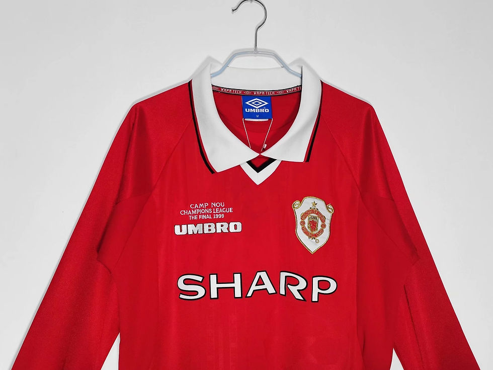 Miniatura: Manchester United 1998-99 Champions League Final Long Sleeve Shirt