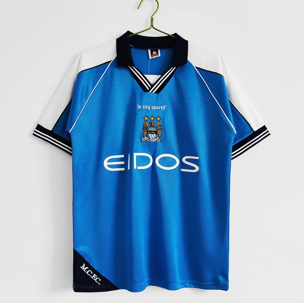 Manchester City 1999-01 Home Shirt