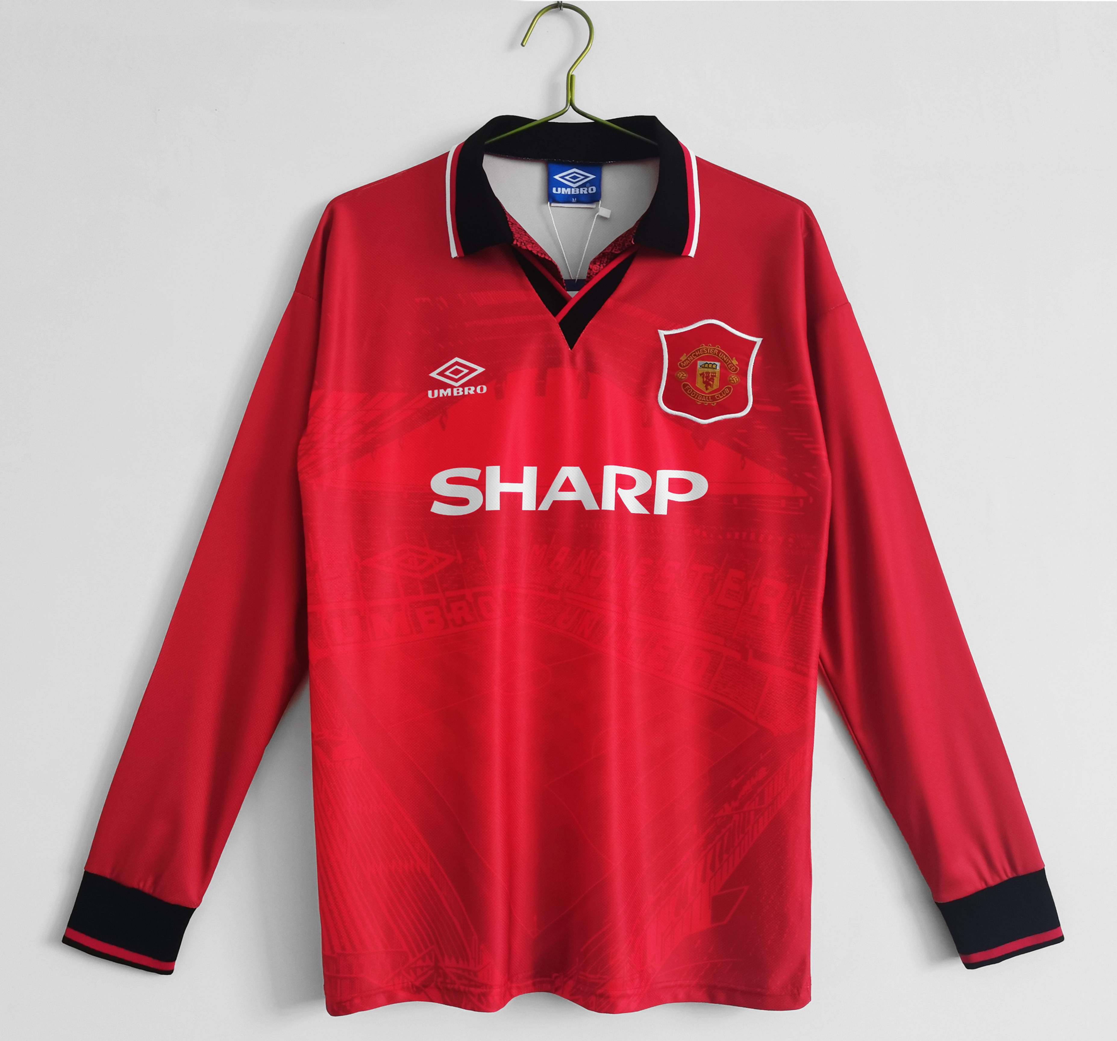 Manchester United 1994-96 Long Sleeve Home Shirt
