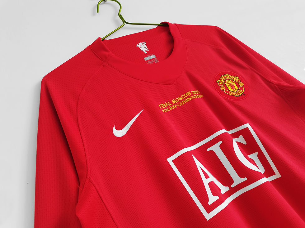 Thumbnail: Manchester United 2007-08 Champions League Final Long Sleeve Shirt