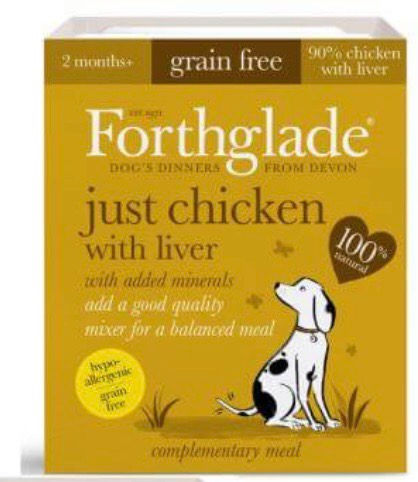 90% Chicken with Liver Forthglade Meat 395g