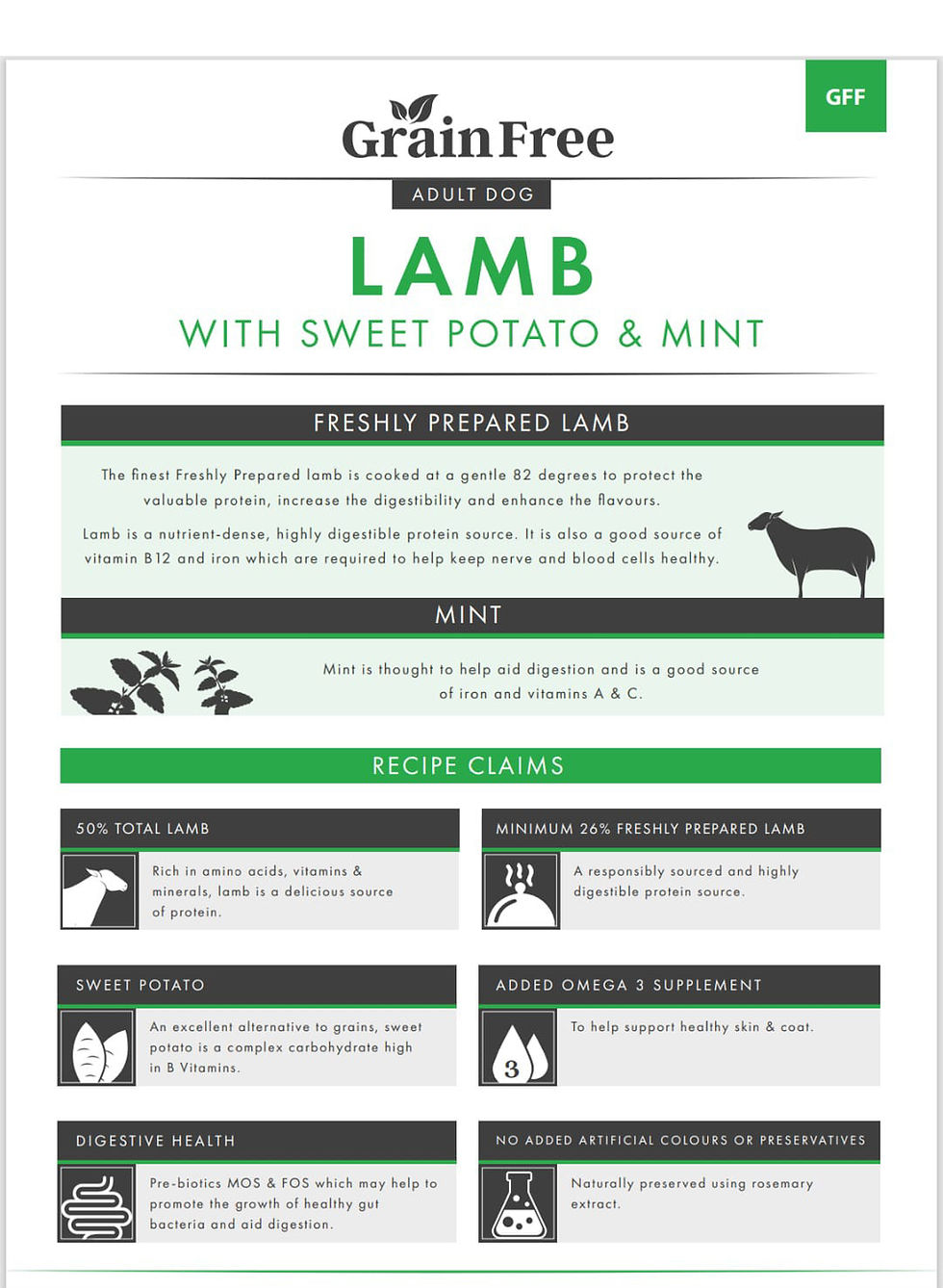 Thumbnail: Pets Xtra Grain Free Adult Lamb 6kg