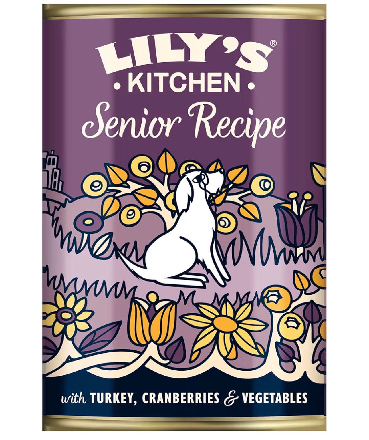 Lily's Kitchen Senior Recipe dog food label