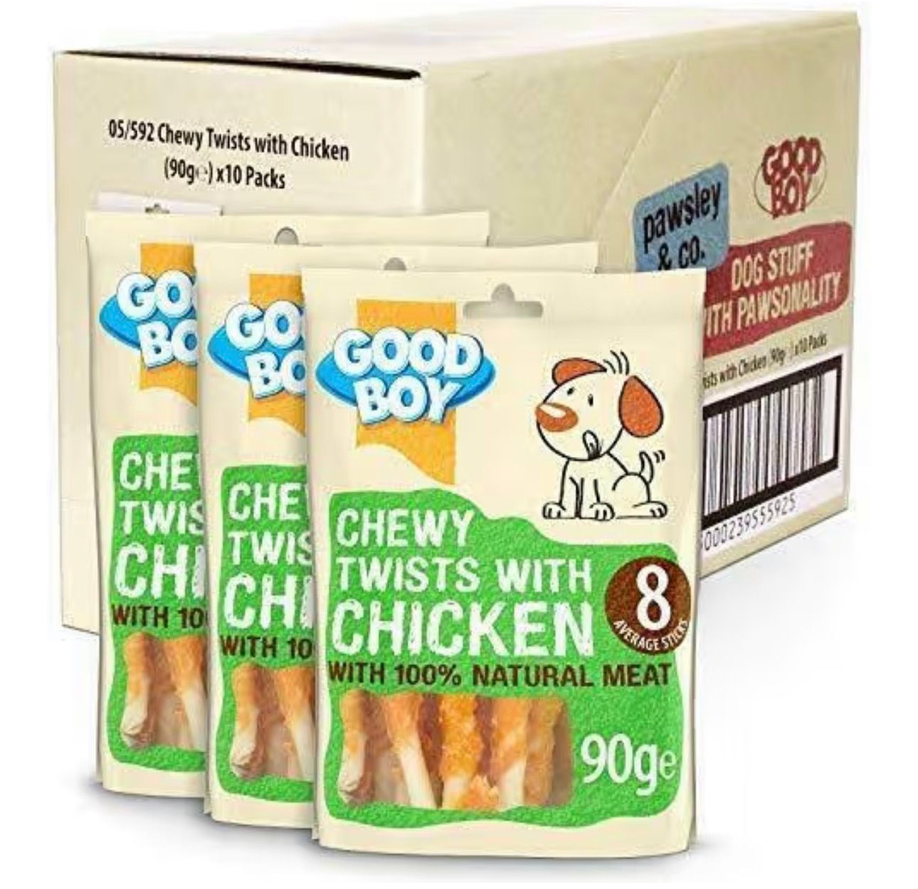 Good Boy Chewy Twists With Chicken 