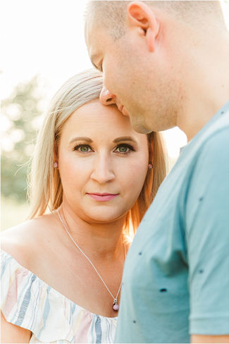 Close up of man and woman