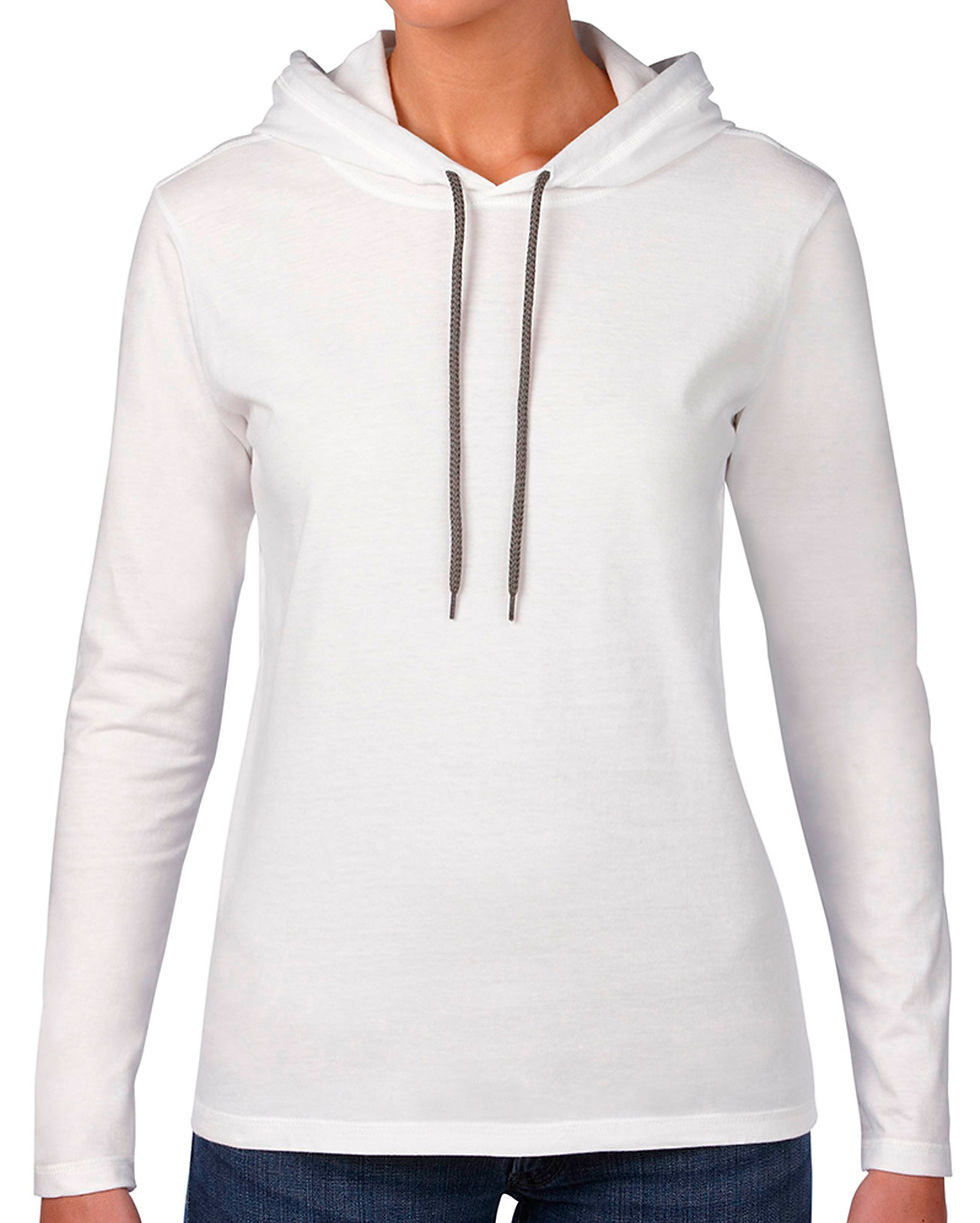 Thumbnail: 女裝連帽長袖T恤