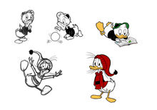 Pose personaggi Paperino
