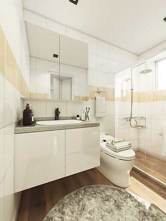 Pelangi Damansara,Residential , Condo,Minimalist Contemporary , Interior design, Remodons Design, washroom